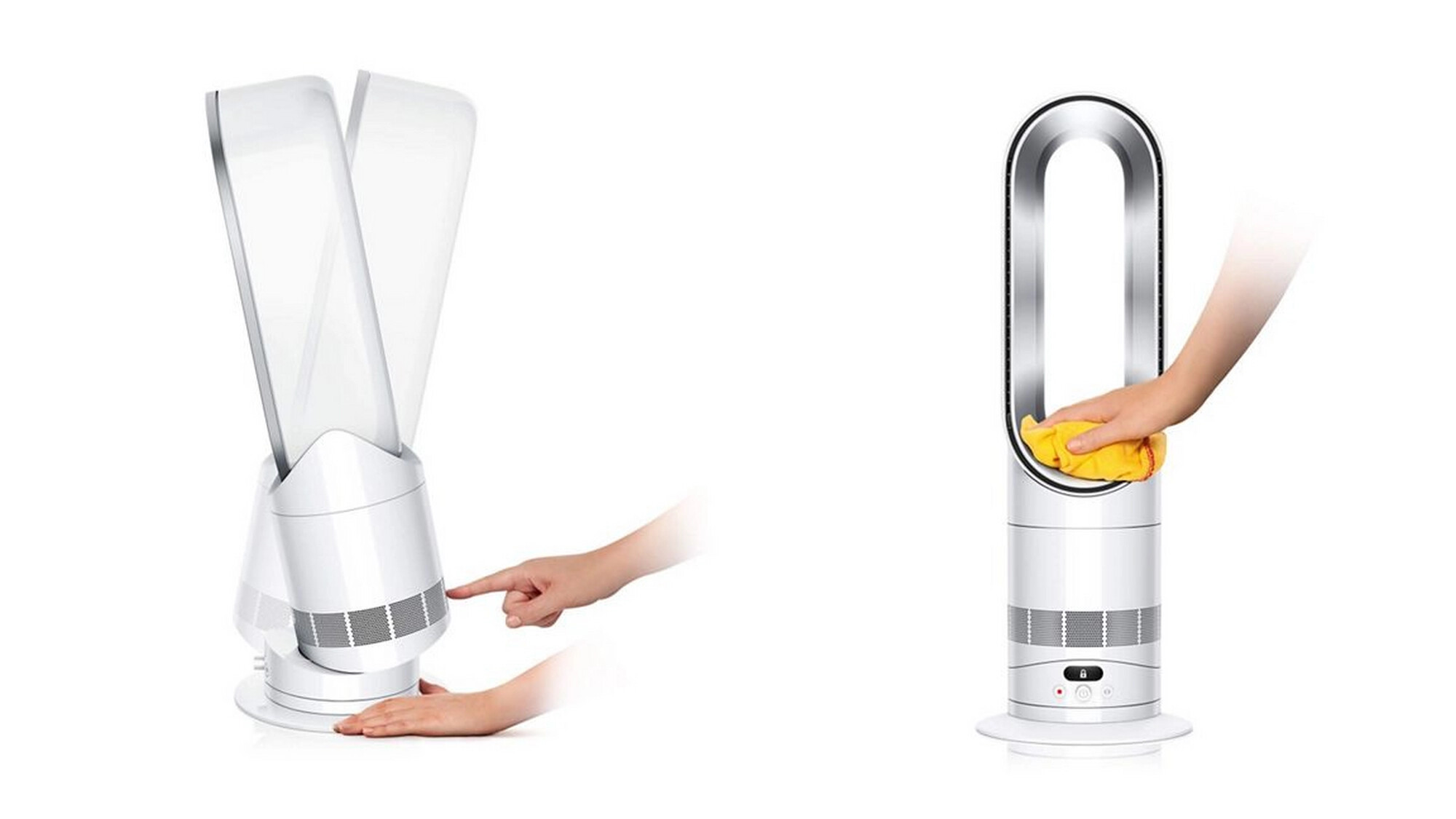 Dyson Hot+Cool HF1 Smart Fan - White AM15 | Lunneys