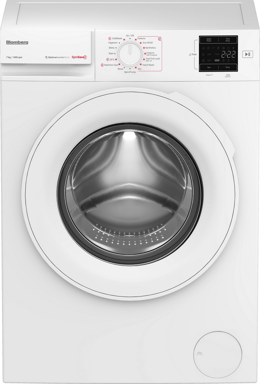 Blomberg LWA27461W 7kg 1400 Spin SpinSave Washing Machine - White