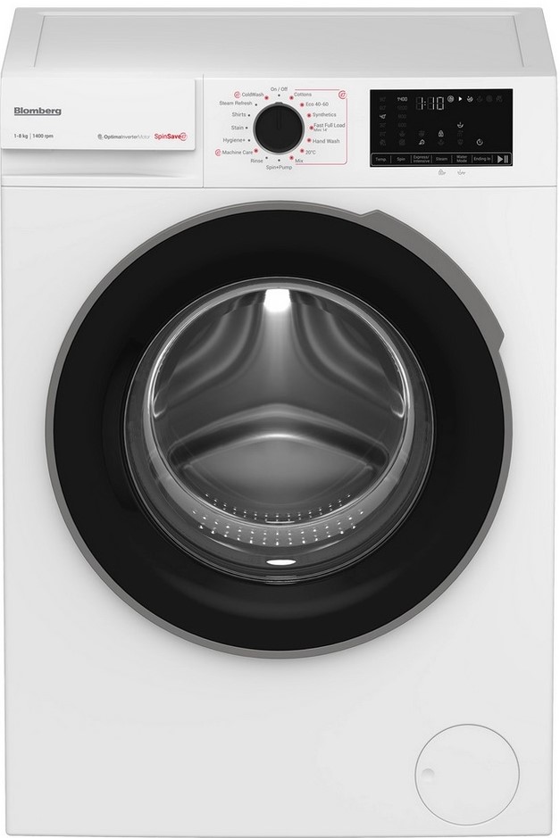 Blomberg LWA18461W 8kg 1400 SpinSave Washing Machine - White