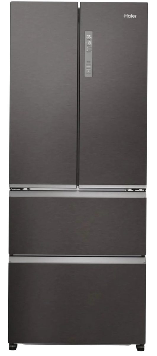 Haier HFR3718ENMD 70cm 60/40 Total No Frost Fridge Freezer - Dark Inox