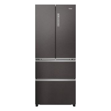 Haier HFR3718ENMD 70cm 60/40 Total No Frost Fridge Freezer - Dark Inox