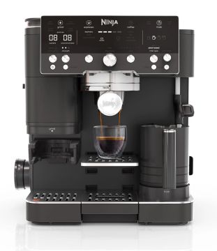 Ninja ES601UKBK Ninja Luxe Café Premier Espresso Machine - Midnight Black
