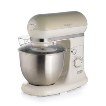 Ariete Vintage 1200W 5.5L Stand Mixer Cream - AR8803