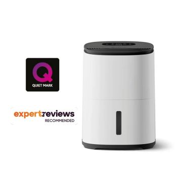 Meaco ARETEONE6L, 6L Compact Dehumidifier / Air Purifier - White and charcoal black