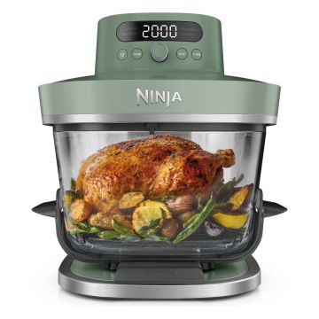 Ninja AS090UKGN CRISPi PRO 5-in-1 Glass Air Fryer - Green