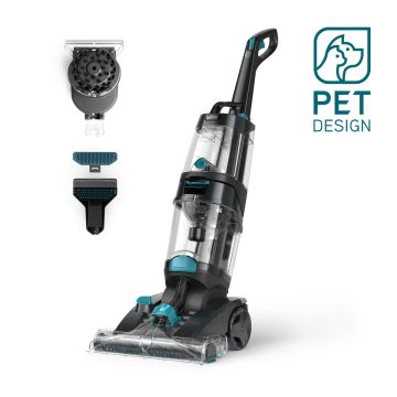 Vax CDCW-PMXP Platinum Power Max Pet-Design Carpet Cleaner - Black & Teal