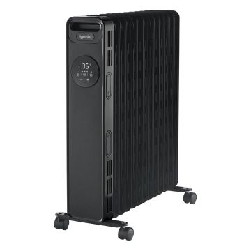Igenix 2.5kW Digital Oil Filled Radiator Black - IG2626BL
