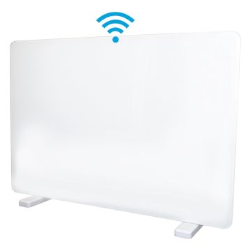 Igenix 2000W Smart Glass Panel Heater - White - IG9521WIFI