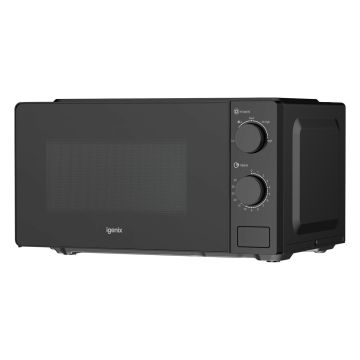 Igenix 20L 700W Manual Microwave - Black - IGMS02071B
