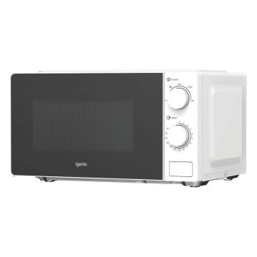 Igenix 20L 700W Manual Microwave - White - IGMS02071W