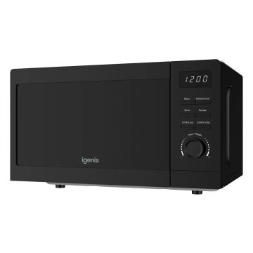 Igenix 20L 800W Digital Microwave - Black - IGMS02080B
