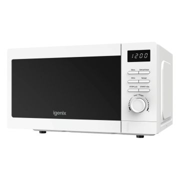Igenix 20L 800W Digital Microwave - White - IGMS02080W