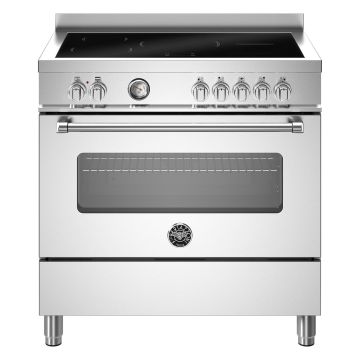 Bertazzoni MAS95I1EXC2 Master Series 90cm Induction Range Cooker, Single Oven - Stainless Steel