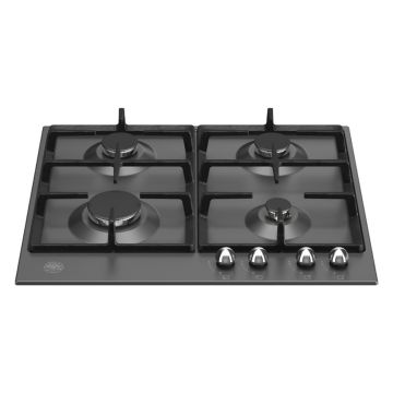 Bertazzoni P604HERNE Heritage Series 60cm Gas Hob - Matt Black