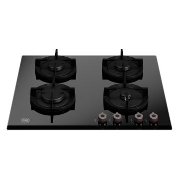 Bertazzoni P604PROGNE Professional Series 60cm Gas on Glass Hob - Black Glass