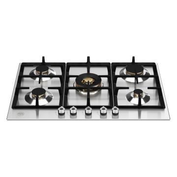 Bertazzoni P755CPROX Professional Series 75cm Gas Hob with Wok Burner - Stainless Steel