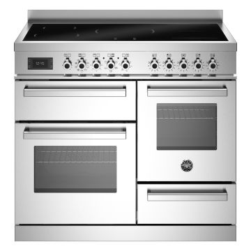 Bertazzoni PRO105I3EXT2 Professional Series XG 100cm Induction Range Cooker, Triple Oven - Stainless Steel