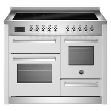 Bertazzoni PRO115I3EBIT2 Professional Series XG 110cm Induction Range Cooker, Triple Oven - Gloss White