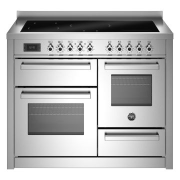 Bertazzoni PRO115I3EXT2 Professional Series XG 110cm Induction Range Cooker, Triple Oven - Stainless Steel