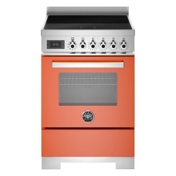 Bertazzoni PRO64I1EART2 Professional Series 60cm Induction Range Cooker, Single Oven - Gloss Orange