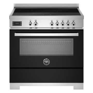Bertazzoni PRO95I1ENET2 Professional Series 90cm Induction Range Cooker, Single Oven - Gloss Black