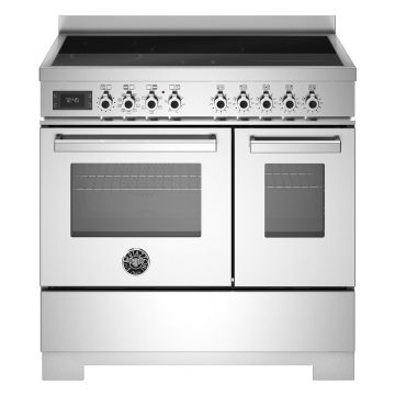 Bertazzoni PRO95I2EXT2 Professional Series 90cm Induction Range Cooker, Double Oven - Stainless Steel