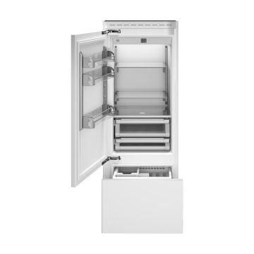 Bertazzoni REF755BBLPTT 75cm Built-in Bottom Mount Fridge Freezer, Left Hinge - Panel Ready