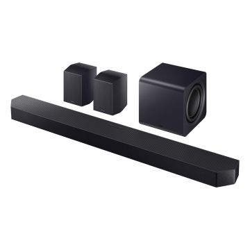 Samsung HW-Q990H/XU 11.1.4ch Q-Series Soundbar with Subwoofer & Rear Speaker - Titan Black