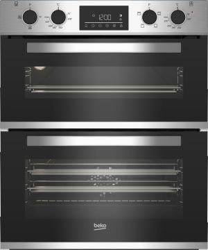 Beko CTFY22309X 59.4cm Built under Electric Double Oven - Stainless Steel