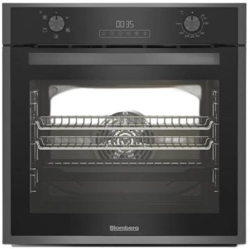 Blomberg ROEN9202DX 59.4cm Built In Electric Single Oven - Dark Steel