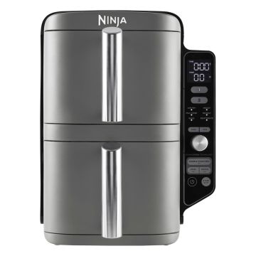 Ninja SL400UK Double Stack XL 2-Drawer 9.5L Air Fryer - Grey
