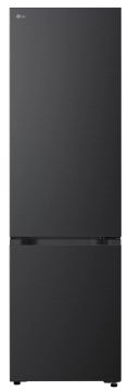 LG GBBS524CEV 60cm Frost Free Fridge Freezer Black Steel