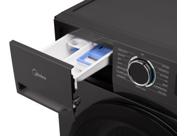Midea MF110W100BA10TU 10kg 1400 Spin Washing Machine - Graphite