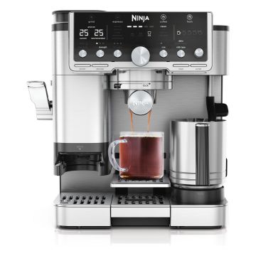 Ninja ES701UK Luxe Cafe Pro Series Espresso Machine - Black/Stainless Steel