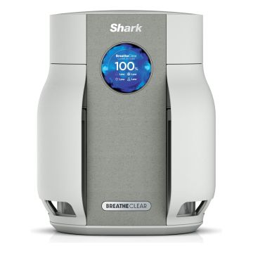 Shark HP062UK BreatheClear Compact Air Purifier with NeverChange6 - Dove