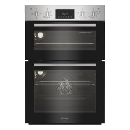 Indesit DII10DIX Built-in Electric Double Oven - Stainless Steel