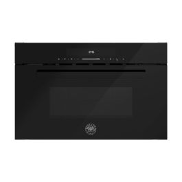 Bertazzoni FMOD3053WLB1 Modern Series 60x38cm Built-in Microwave, 34 Litre - Black Glass