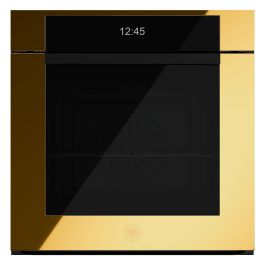 Bertazzoni FMOD6117CTG3 Modern Series 60cm Built-in Pyrolytic Steam Single Oven, 11 Functions - Gold