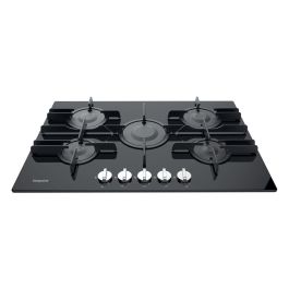 Hotpoint FTGHG751DHBK 75cm Gas on Glass Hob - Black