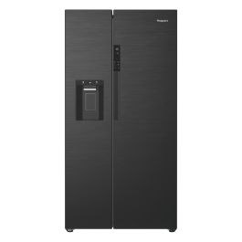 Hotpoint HPG29643IBXR4UK 643L Dual No Frost American Fridge Freezer - Black Inox