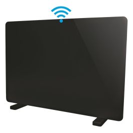 Igenix 2000W Smart Glass Panel Heater - Black - IG9521BLWIFI