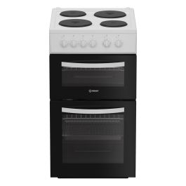 Indesit ITE5EMW 50cm Electric Twin Cooker - White