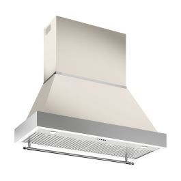 Bertazzoni KC48HERTAVPACK Heritage Series 120cm Chimney Hood - Ivory & Stainless Steel