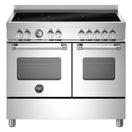 Bertazzoni MAS105I2EXC2 Master Series 100cm Induction Range Cooker, Double Oven - Stainless Steel