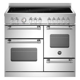 Bertazzoni MAS105I3EXC2 Master Series XG 100cm Induction Range Cooker, Triple Oven - Stainless Steel