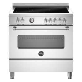 Bertazzoni MAS95I1EXC2 Master Series 90cm Induction Range Cooker, Single Oven - Stainless Steel