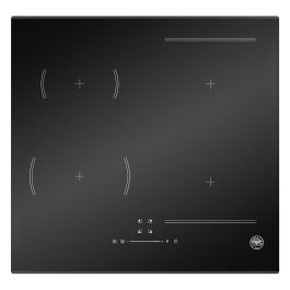 Bertazzoni P604I1B26NVS Modern Series 60cm Induction Hob with 4 Zones inc 1 Bridge Zone - Black Glass