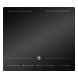 Bertazzoni P604I2M28NVS Modern Series 60cm Induction Hob with 4 Zones inc 2 Multi Zones - Black Glass