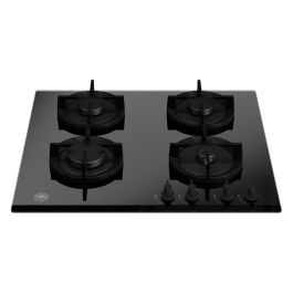 Bertazzoni P604MODGNE Modern Series 60cm Gas on Glass Hob - Black Glass