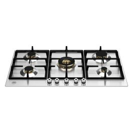Bertazzoni P905CPROX Professional Series 90cm Gas Hob with Central Wok Burner - Stainless Steel